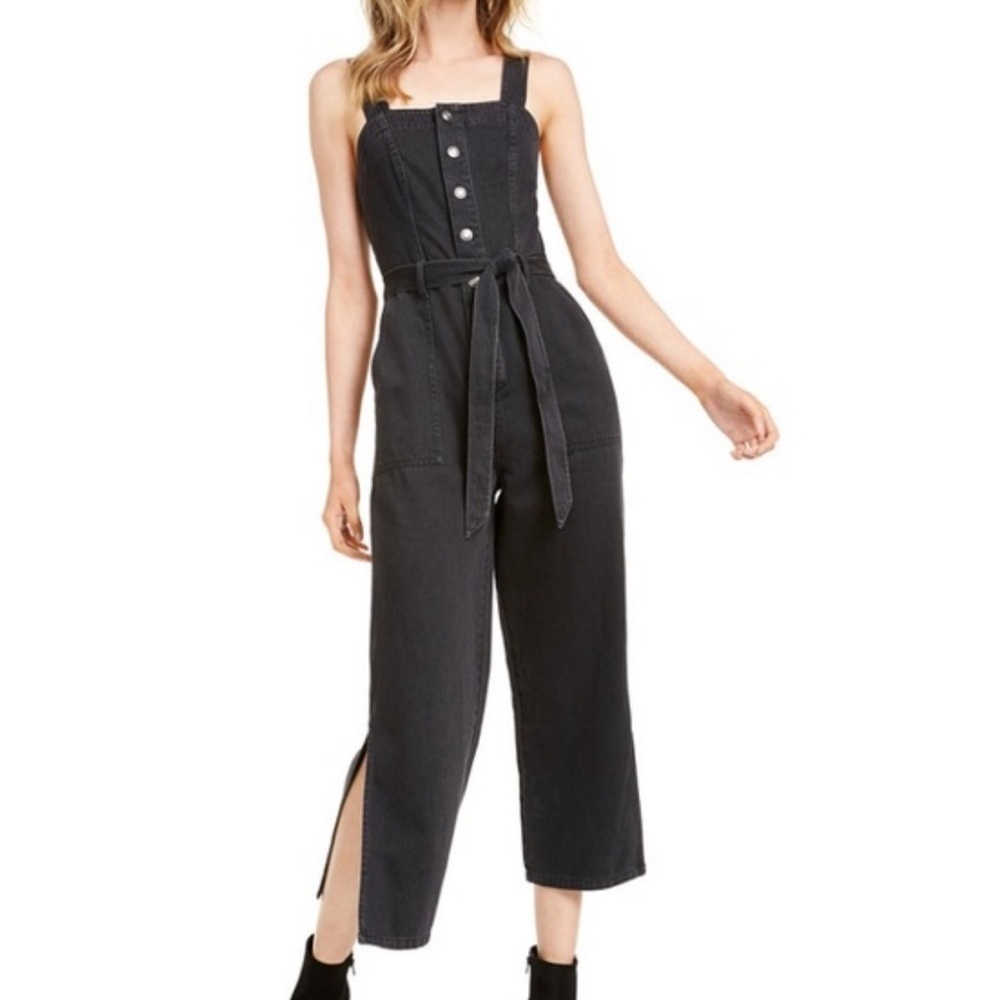 OAT New York black Side-Slit Jumpsuit 8